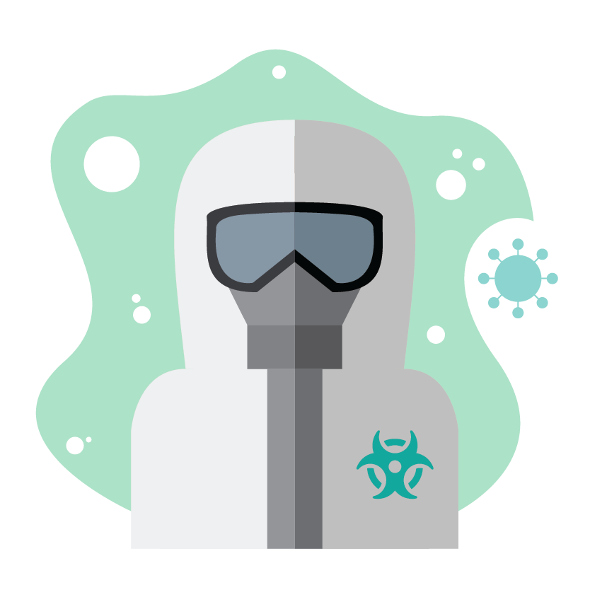 Hazmat Suit Avatar Germs