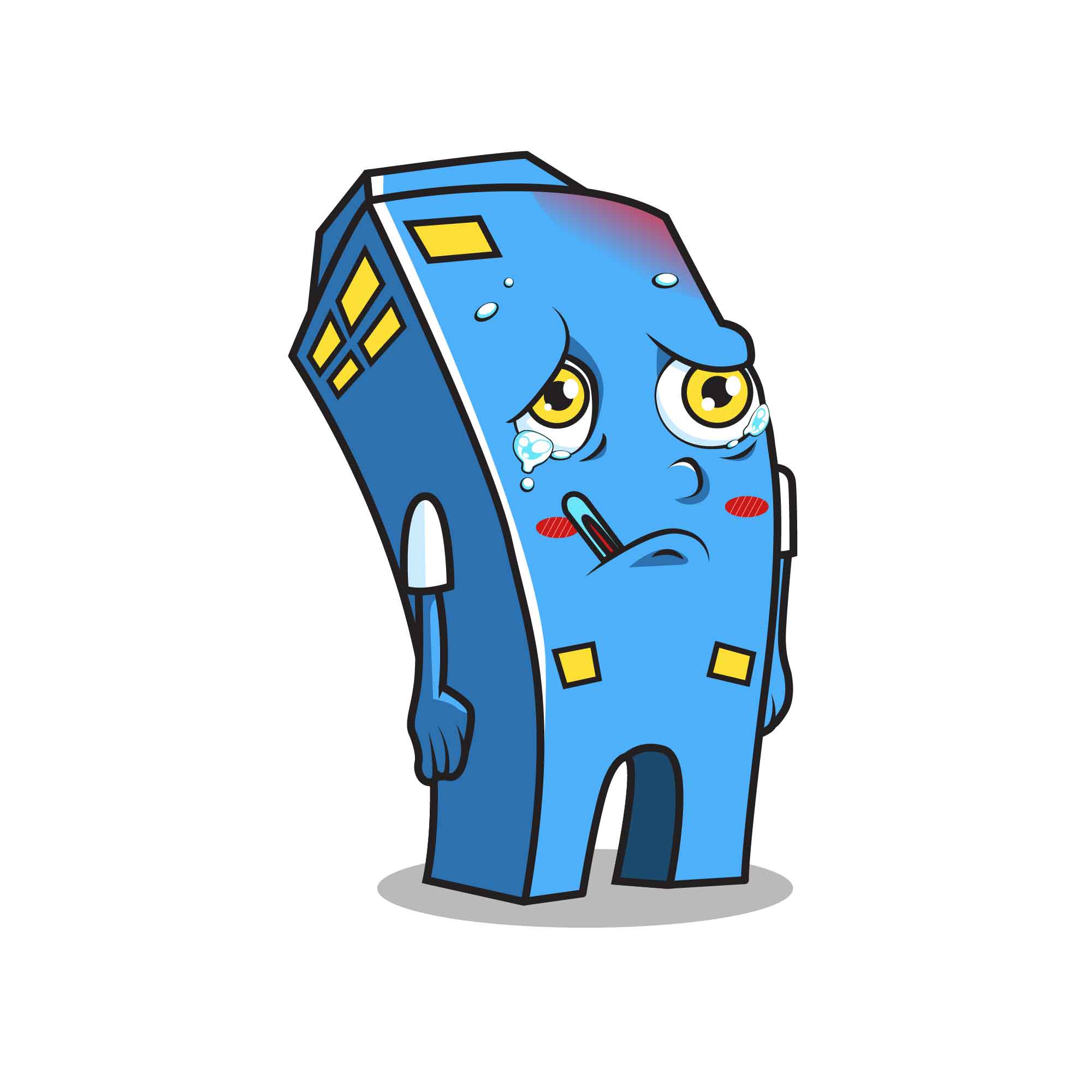 Building-Cartoon_Sick